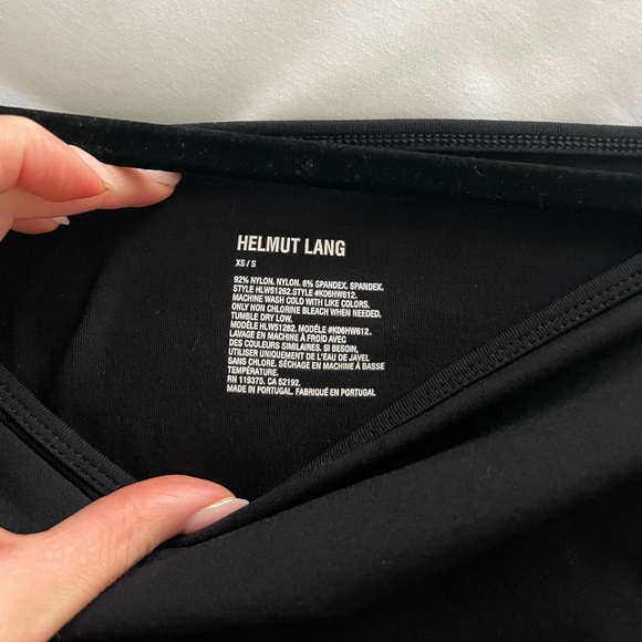 Helmut Lang Nylon Midi Dress Black - Picture 5 of 8